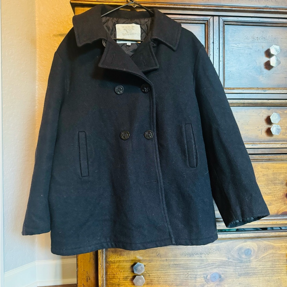 J.Crew Navy Wool Peacoat